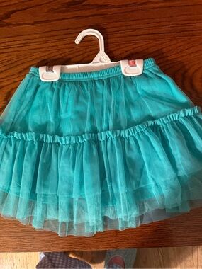 jumping beans Teal Tulle Layered Skirt